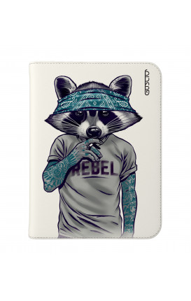 Case UNV TABLET 7-8" - Raccoon with bandana